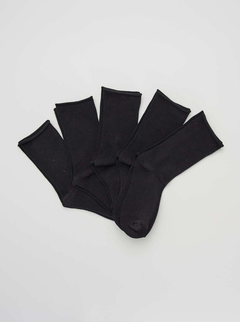 Set di 5 paia di calzini Nero - Kiabi