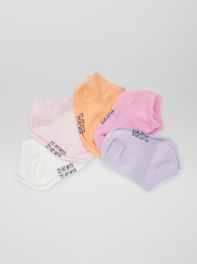 Calzini Da Uomo Essentials 5 Paia - Tinta Unita Cotone Nylon Altezza Media