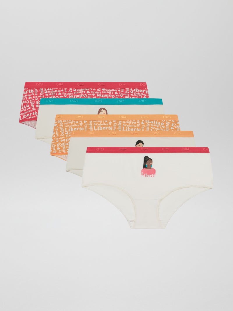 Set di 5 paia di culotte 'Dim' ARANCIONE - Kiabi