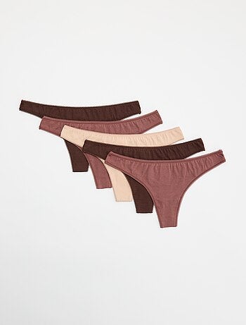 Set di 5 perizomi
