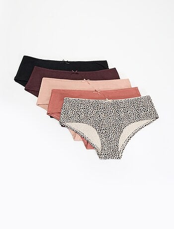 Set di 5 shorty stampati