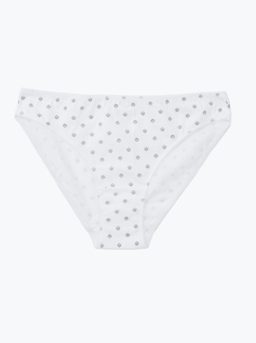 Set di 5 slip - a tinta unita e stampati - Kiabi