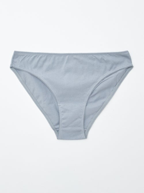 Set di 5 slip - a tinta unita e stampati - Kiabi