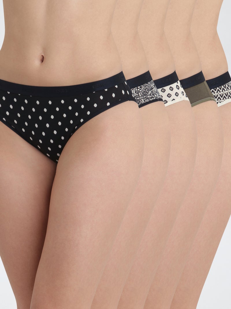 Set di 5 slip - Pockets Dim Beige - Kiabi