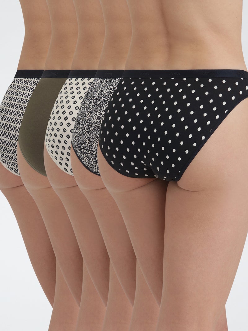 Set di 5 slip - Pockets Dim Beige - Kiabi
