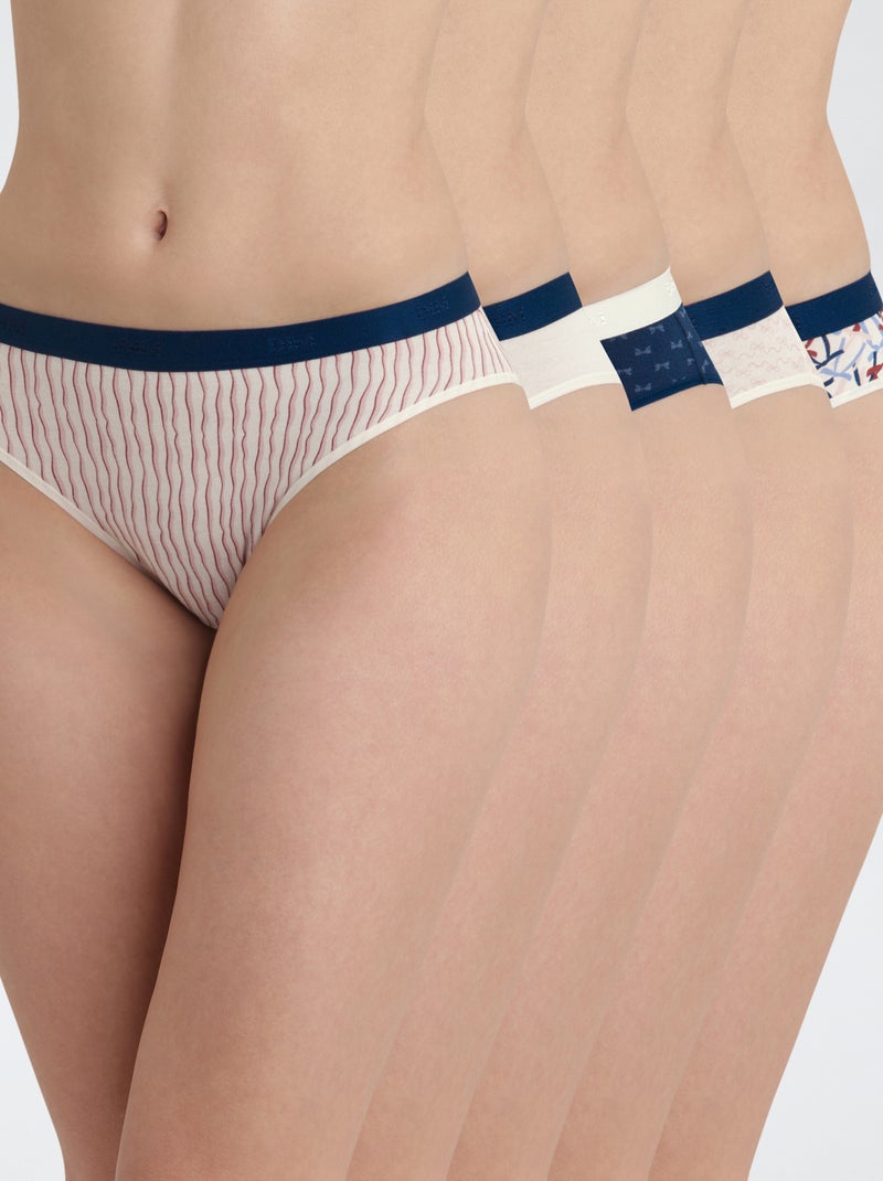 Set di 5 slip - Pockets Dim Rosso - Kiabi