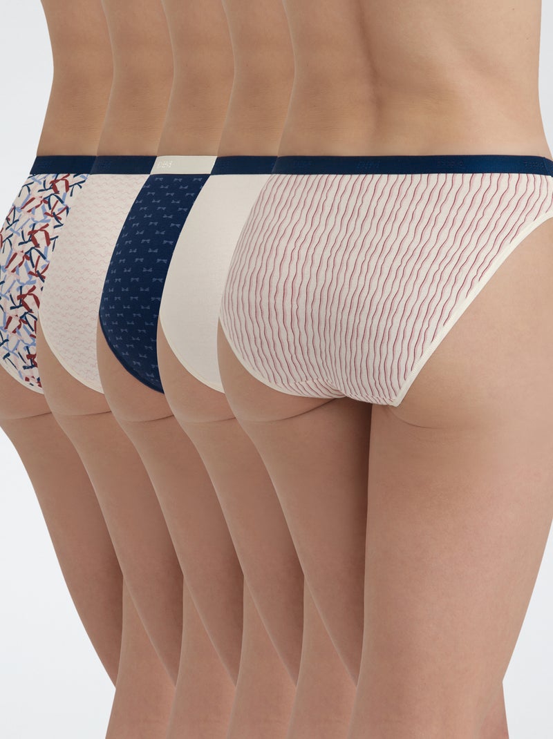 Set di 5 slip - Pockets Dim Rosso - Kiabi