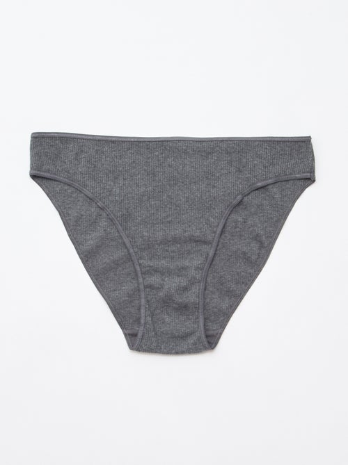 Set di 5 slip a costine - Kiabi