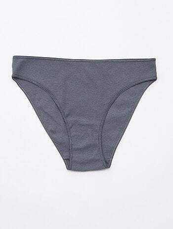 Set di 5 slip a costine