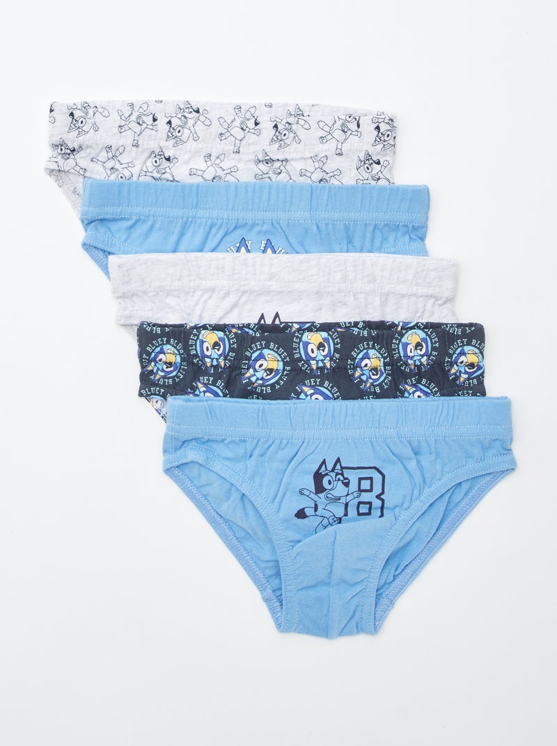 Set di 5 slip 'Bluey' Blu - Kiabi