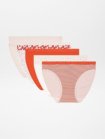 Set di 5 slip 'DIM' in cotone elasticizzato