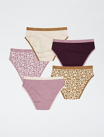 Set di 5 slip 'DIM' stampati