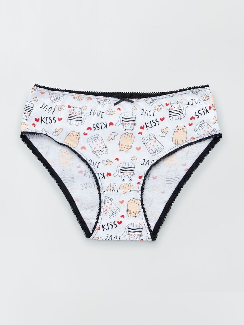 Set di 5 slip in cotone BEIGE Kiabi 7.00€