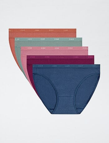 Set di 5 slip in cotone 'DIM'