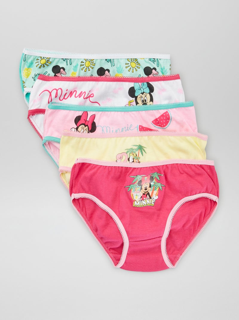 Set di 5 slip 'Minnie' multicolore - Kiabi