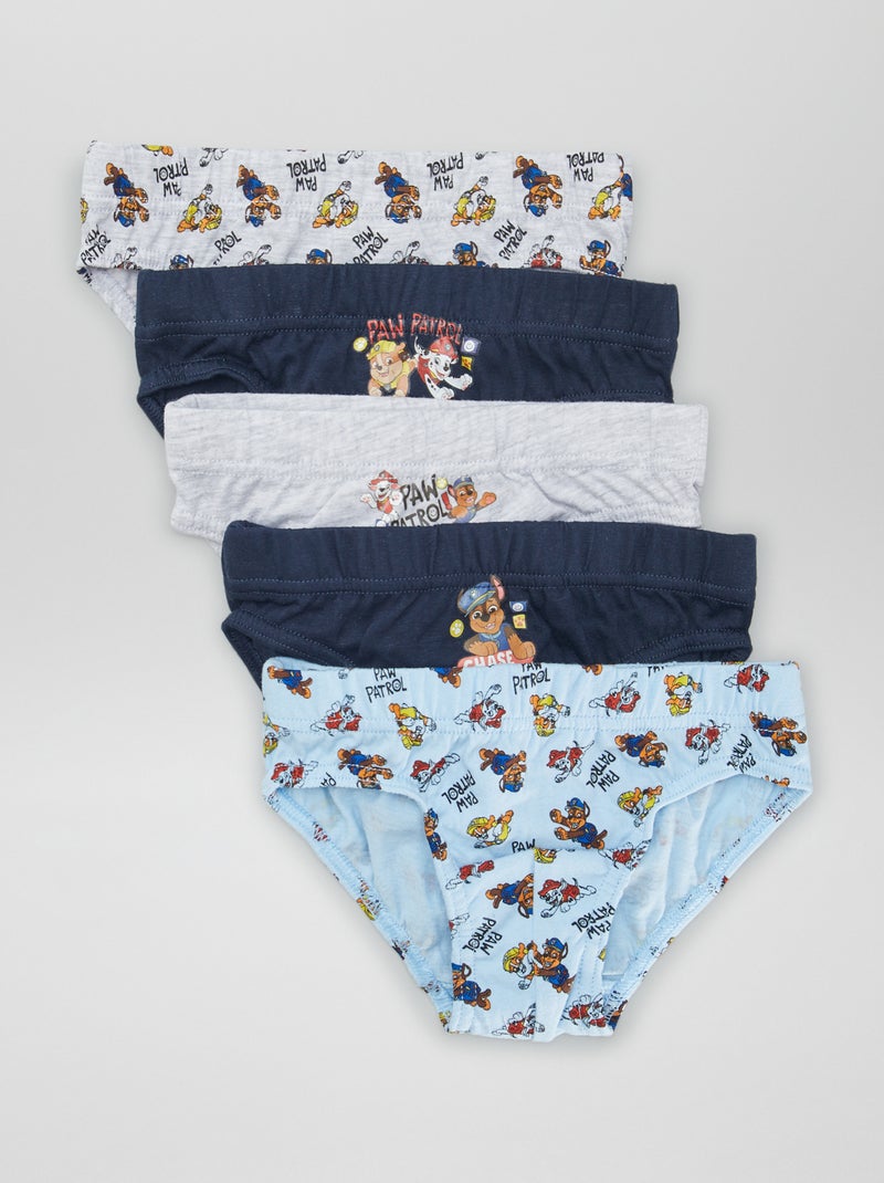 Set di 5 slip 'Paw Patrol' BLU - Kiabi
