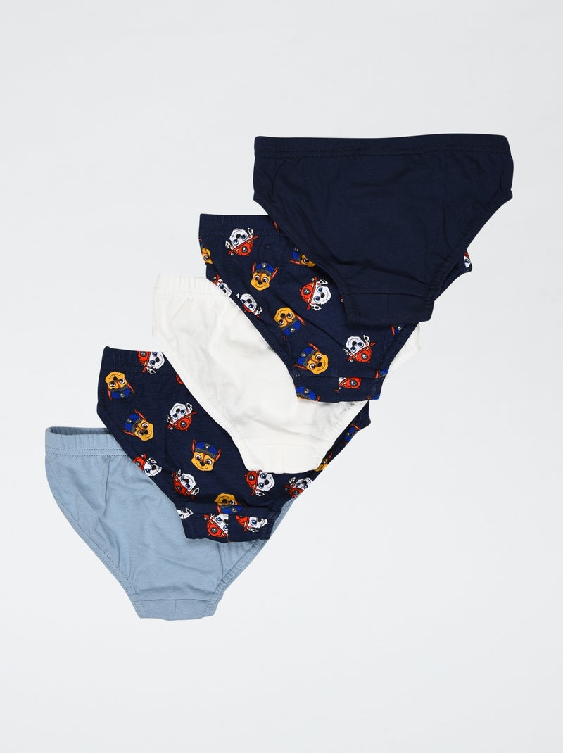 Set di 5 slip 'Paw Patrol' Blu - Kiabi