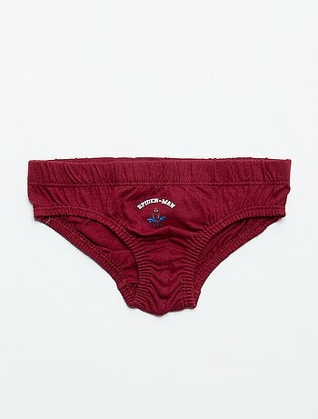 Set di 5 slip 'Spiderman'