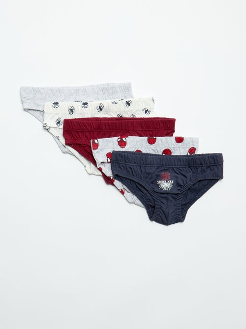 Set di 5 slip 'Spiderman' - Kiabi
