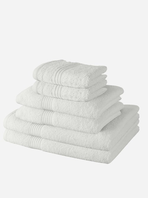 Set di 6 asciugamani + teli da bagno - Kiabi