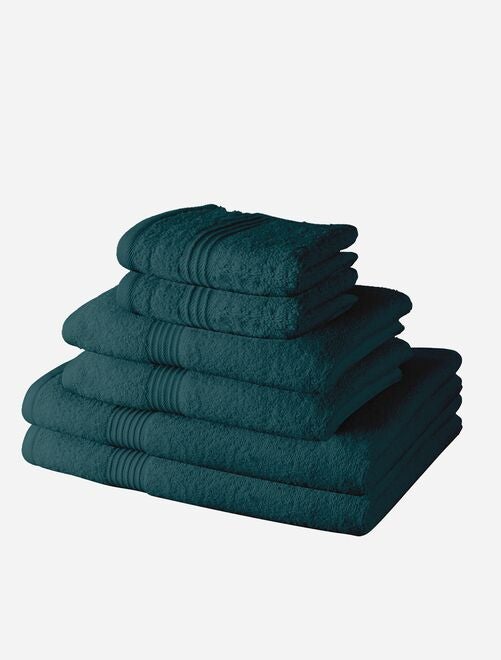 Set di 6 asciugamani + teli da bagno - Kiabi