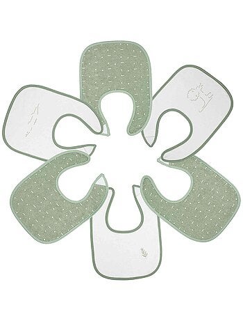 Set di 6 bavaglini bebè