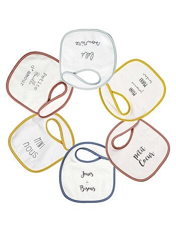 Set di 6 bavaglini