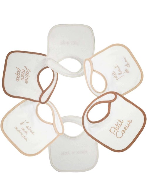 Set di 6 bavaglini neonato - Kiabi