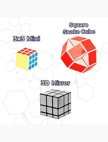 Set di 6 cubi magici smart theory