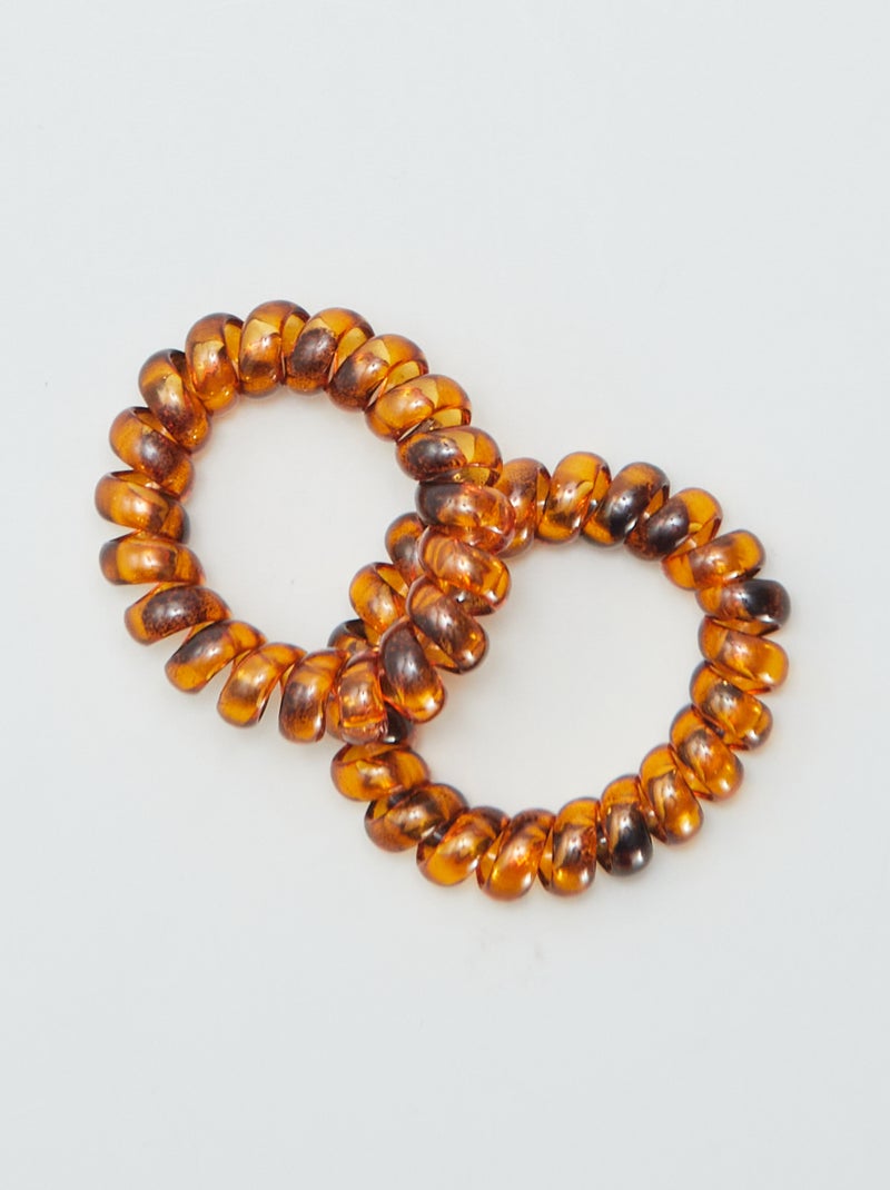 Set di 6 elastici attorcigliati NERO - Kiabi