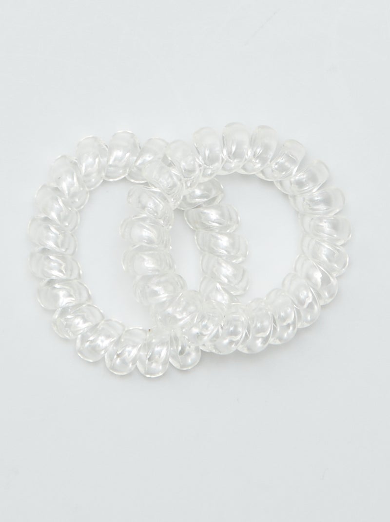 Set di 6 elastici attorcigliati NERO - Kiabi