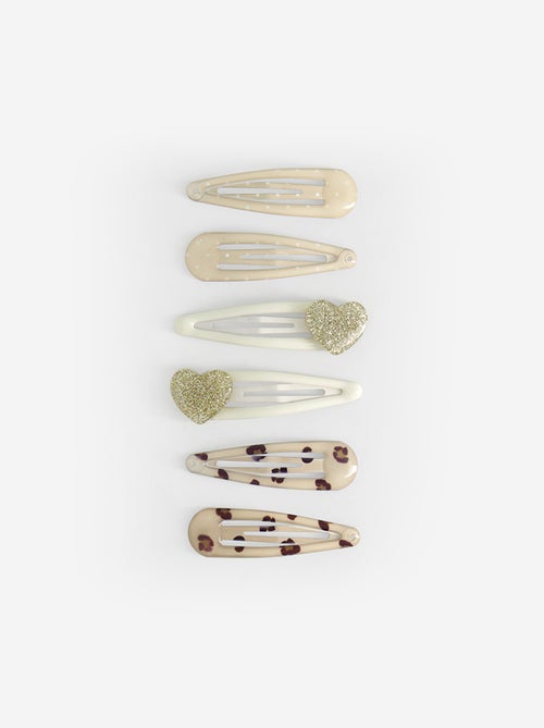 Set di 6 fermagli clic clac - Kiabi Set di 6 fermagli clic clac - Kiabi