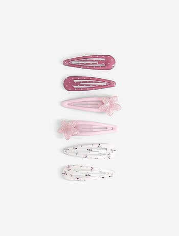 Set di 6 fermagli clic clac