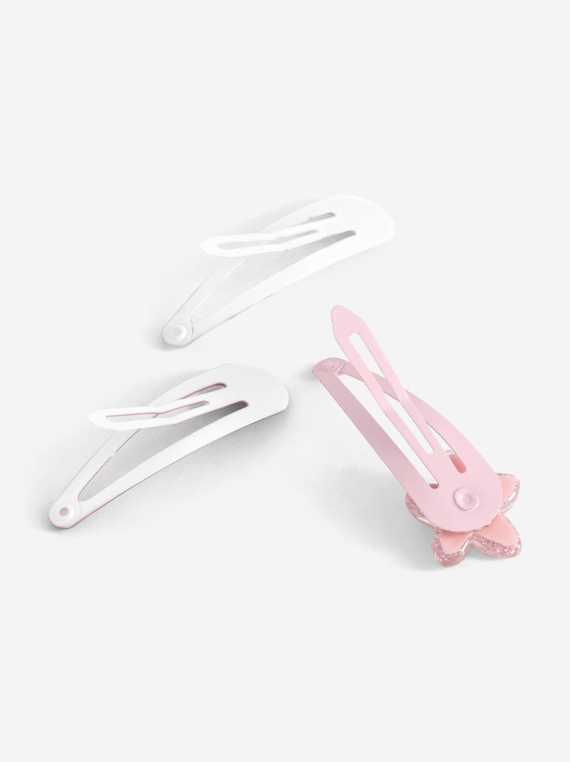 Set di 6 fermagli clic clac Rosa - Kiabi