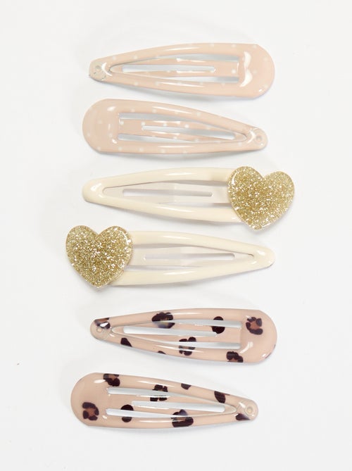 Set di 6 mollette clic clac - Kiabi