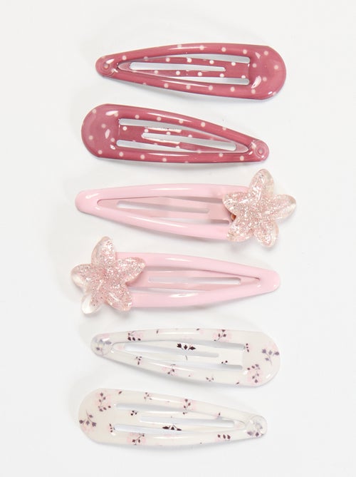 Set di 6 mollette clic clac - Kiabi