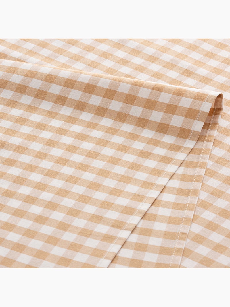 Set di 6 tovaglioli in cotone a quadretti vichy - gamusi Beige - Kiabi