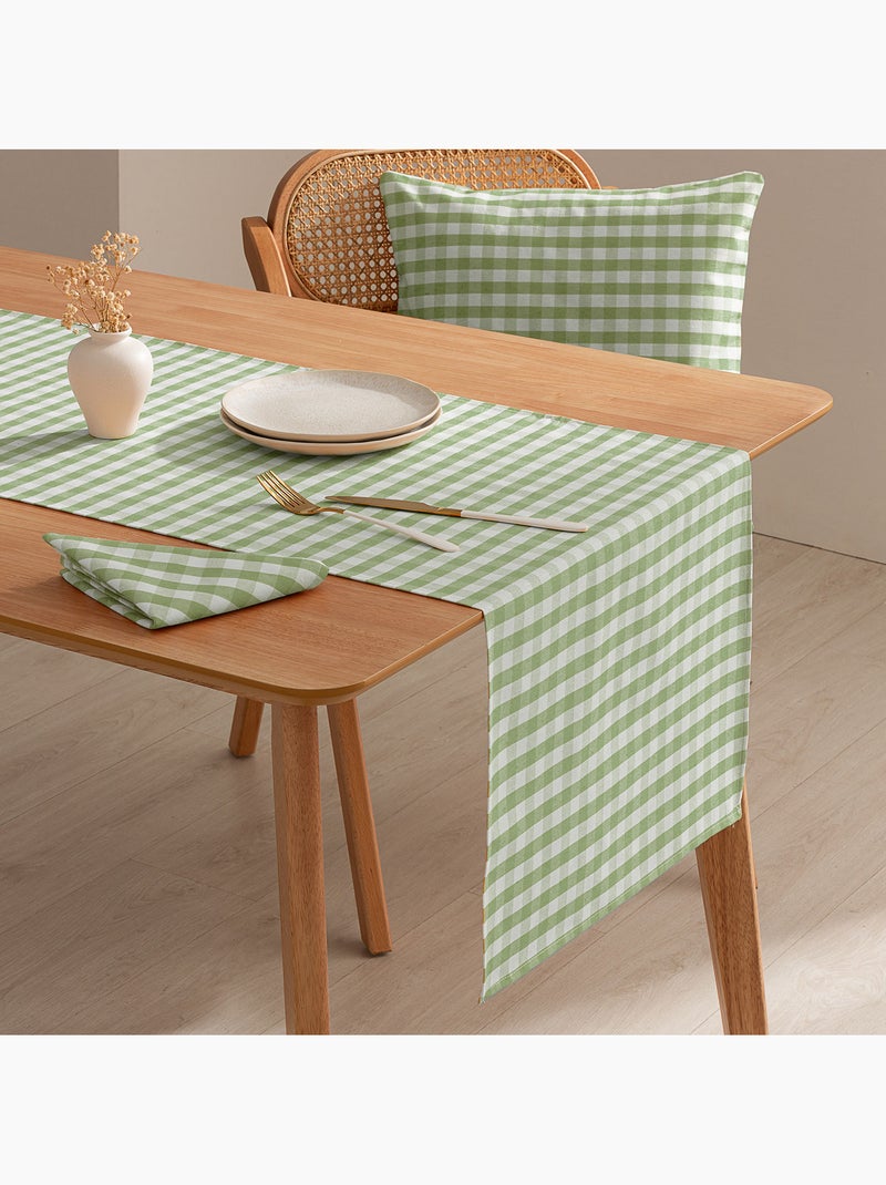 Set di 6 tovaglioli in cotone a quadretti vichy - gamusi Verde chiaro - Kiabi