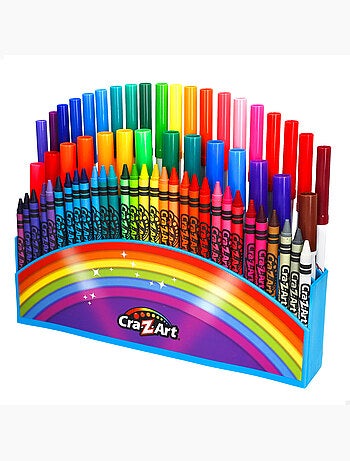 Set di 64 pastelli e pennarelli cra-z-art