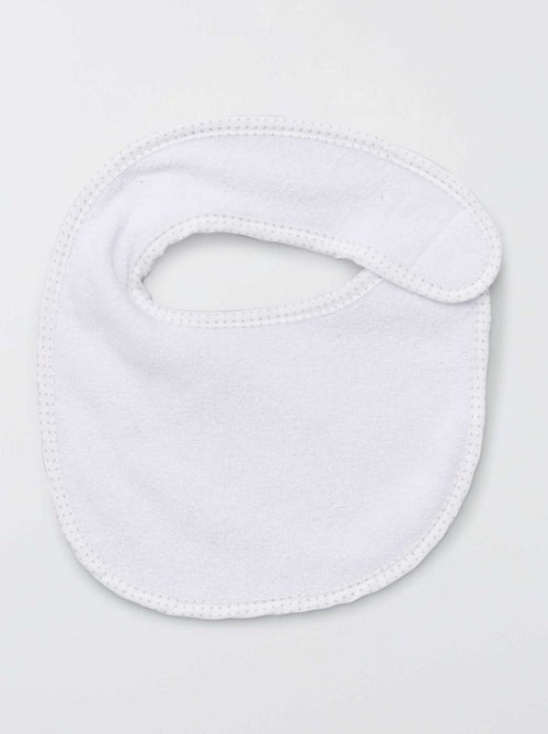 Set di 7 bavaglini in spugna con strappi - Kiabi