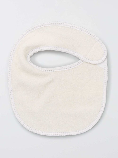 Set di 7 bavaglini in spugna con strappi - Kiabi