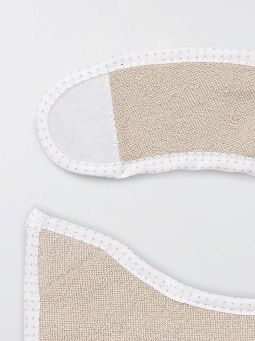 Set di 7 bavaglini in spugna con strappi - Kiabi