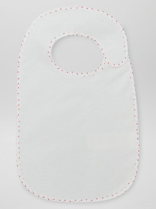 Set di 7 bavaglini in spugna foderati - Kiabi