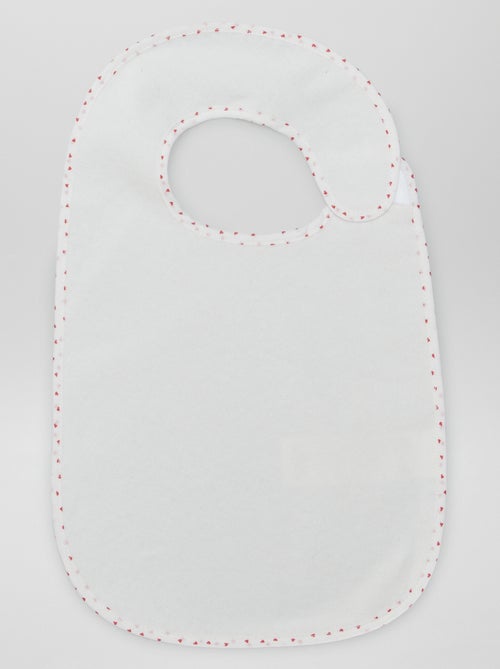 Set di 7 bavaglini in spugna foderati - Kiabi