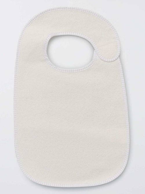 Set di 7 bavaglini in spugna foderati - Kiabi