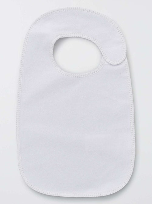 Set di 7 bavaglini in spugna foderati - Kiabi