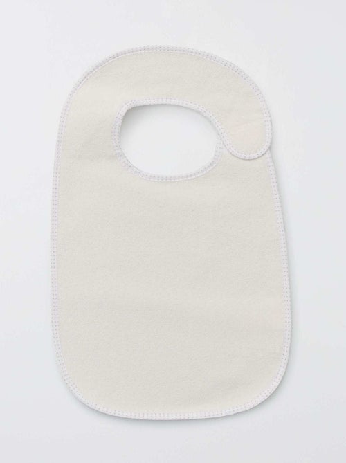 Set di 7 bavaglini in spugna foderati - Kiabi