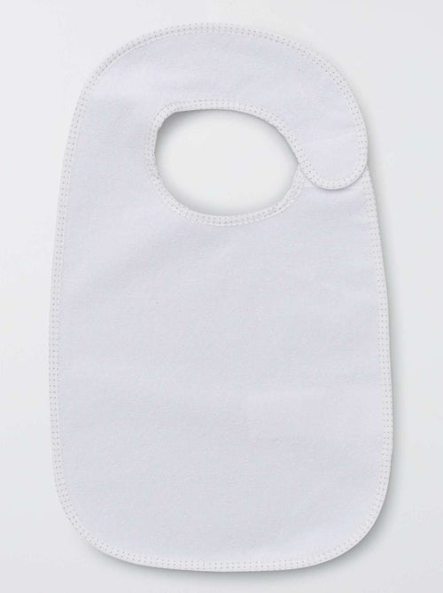 Set di 7 bavaglini in spugna foderati - Kiabi