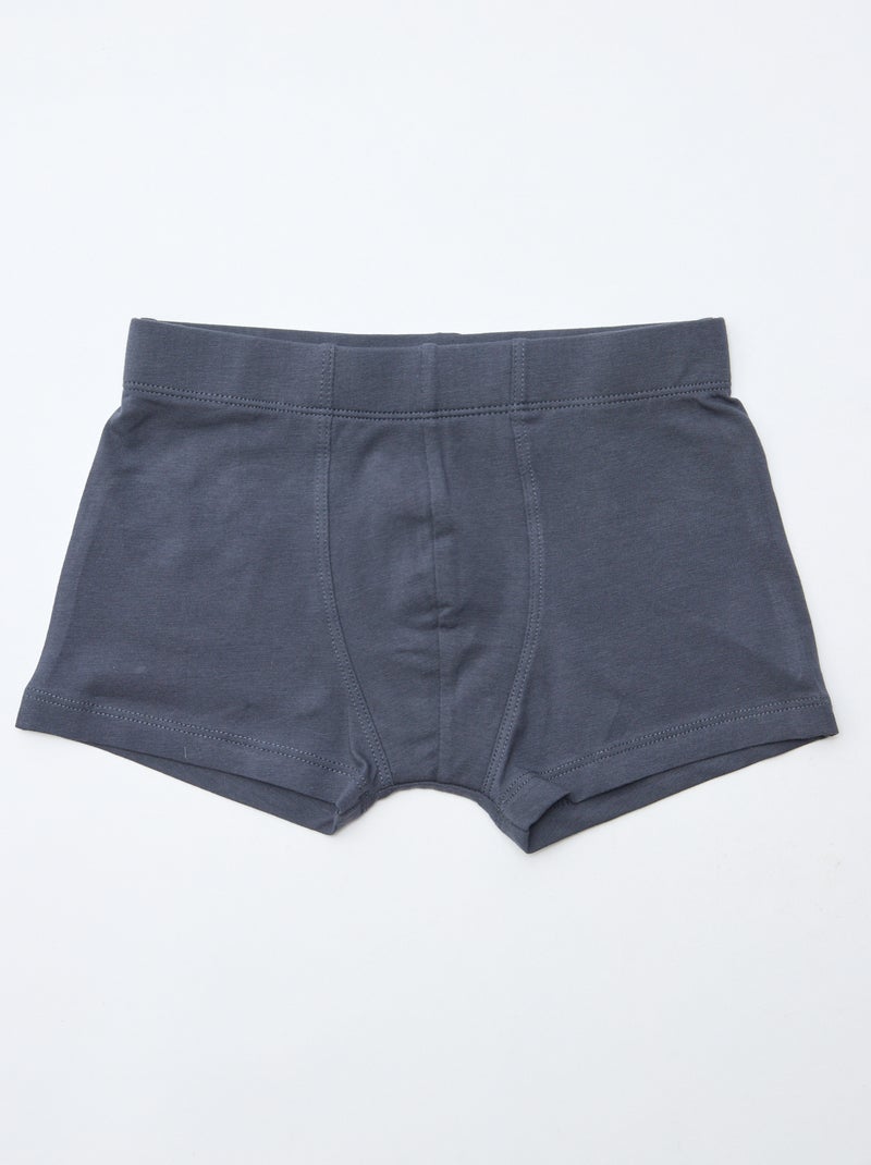 Set di 7 boxer in cotone Marrone - Kiabi
