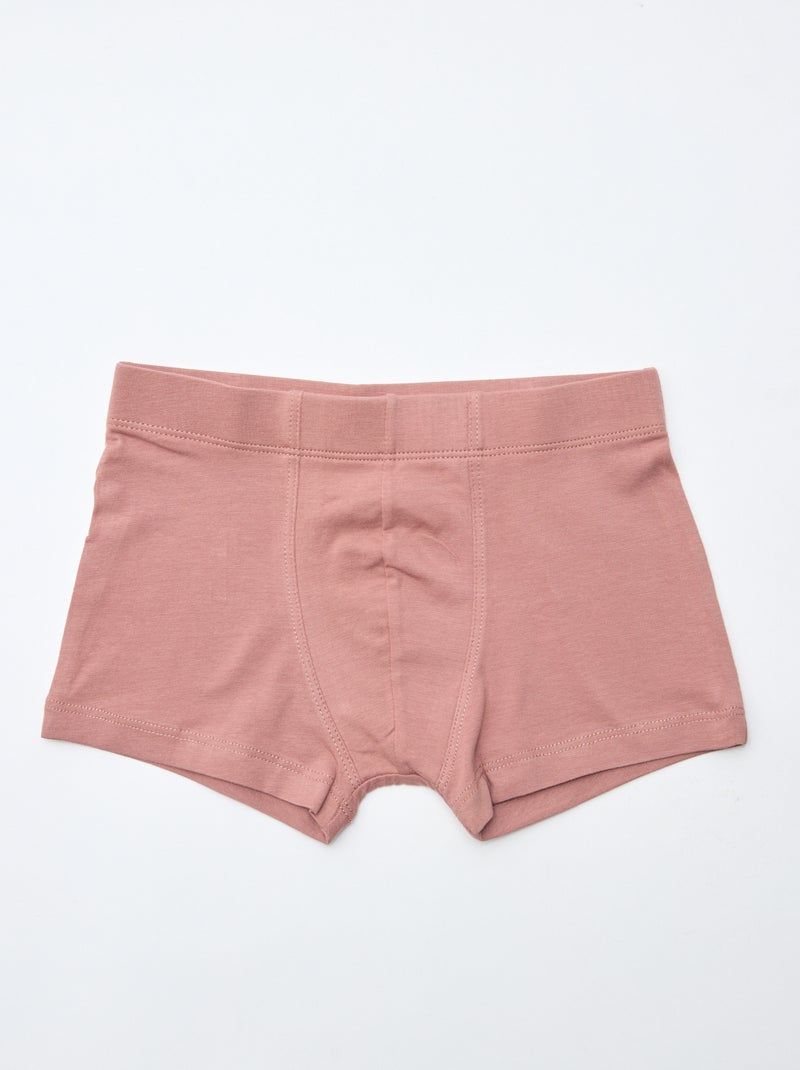 Set di 7 boxer in cotone Marrone - Kiabi